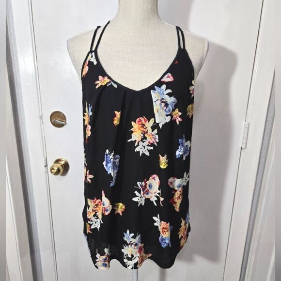 Express floral tank top sz medium - Picture 4 of 9
